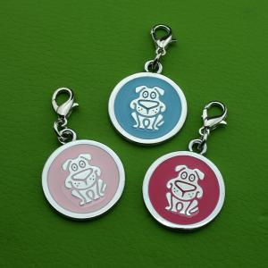 Фабрични метални цинкови сплави Ръчни маркери QR код за домашни любимци за куче или котка