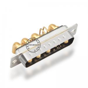 правилен ъгъл с висока мощност мъжки 9w4 d-sub конектор за печатни платки