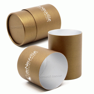 Луксозна отпечатана луксозна хартиена кръгла кутия за шоколадов подарък