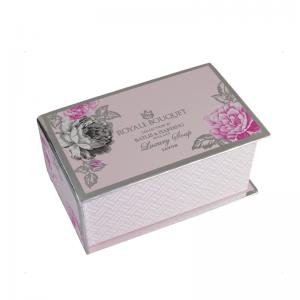 горещо щамповане лого книга с форма на сгъваема твърда магнитна затваряща кутия за подарък