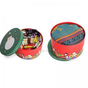 По поръчка малка опаковка от картонени кутии за опаковка за Коледа