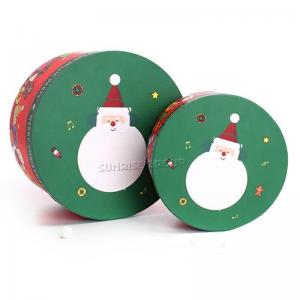 По поръчка малка опаковка от картонени кутии за опаковка за Коледа