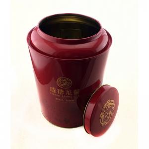 Кръгла кутия за чай от пет части с херметичен капак