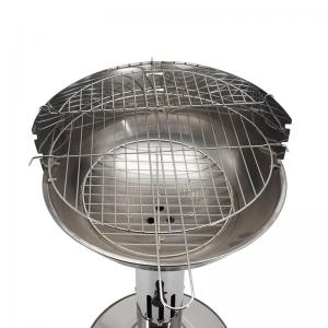 високо регулируема скара барбекю от неръждаема стомана с мрежеста мрежа