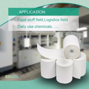 Rtm-75 високочувствителна термична BOPP хартия за синтез за Zebra Barcoder