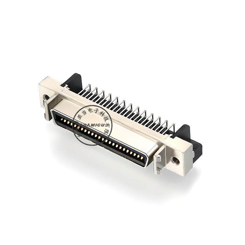 Фабрика на едро 50 pin SCSI цинкова сплав 50 пин женски конектор