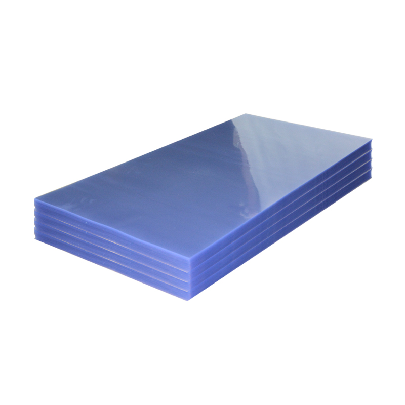 Топлинно формован гъвкав стъклен пластмасов лист PVC твърд филм 0.5mm дебел