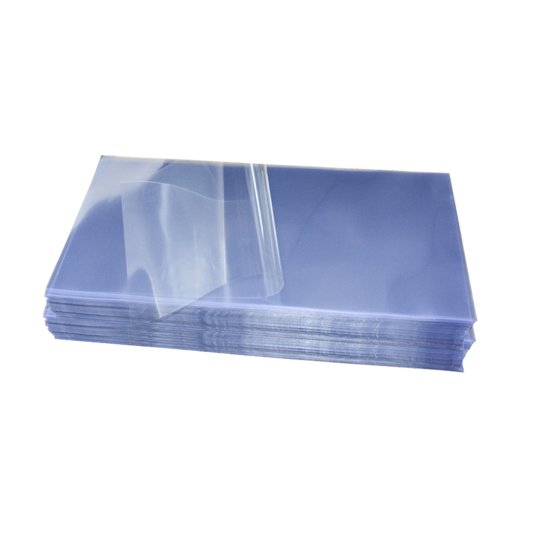 Топлинно формован гъвкав стъклен пластмасов лист PVC твърд филм 0.5mm дебел