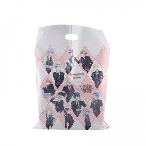 PE LDPE потребителски печат пластмасови търговски чанти със собствено лого