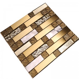 Backsplash Мозайки за продажба Gold Metal Арт Мозайка