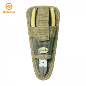 Зелен плоскодържач и джоб за инструменти