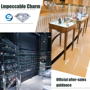 Персонализирайте дисплея за бижута и витрина за бижутериен магазин