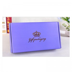 Печатна хартиена кутия с горещо щамповане