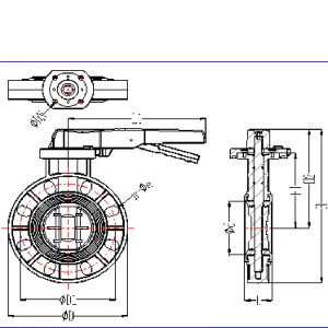 upvc пеперуден клапан