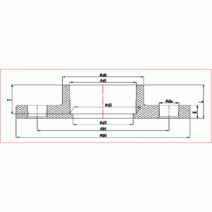 UPVC ЕДНОПИЧЕН ФЛАГ