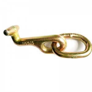 Кована G70 T кука със заварена връзка жълто