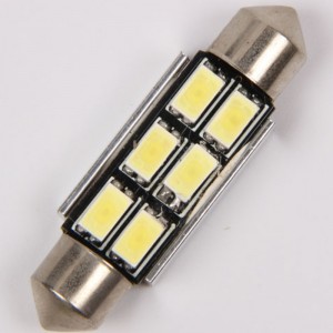 без грешки в canbus 5630 6smd 36mm 39mm 42mm c5w led фенерни крушки