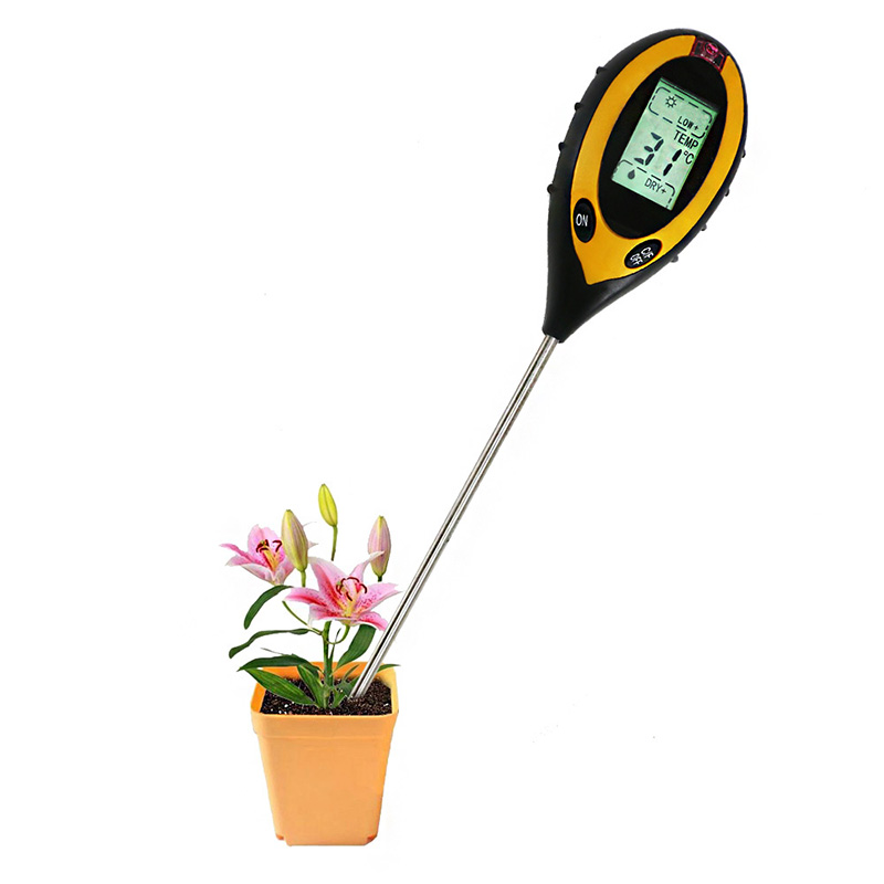 Надеждно качество на домашния декор Температура на растенията и термометър за стойност на PH