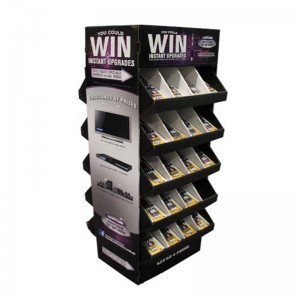 Коледна поставка за промоция на хартиени продукти с изработени по поръчка 4 странични метални или пластмасови