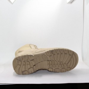 Високи ботуши от естествен велурен кожен военен пустинен бот