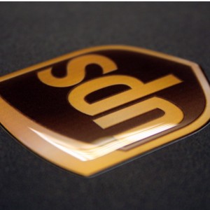 Напечатани по поръчка 3M силни самозалепващи се 3D епоксидни полиуретанови етикети с куполна смола