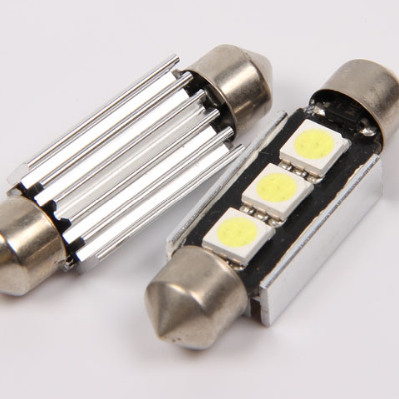 Canbus без грешки 5050 3smd 36mm led фестонна крушка