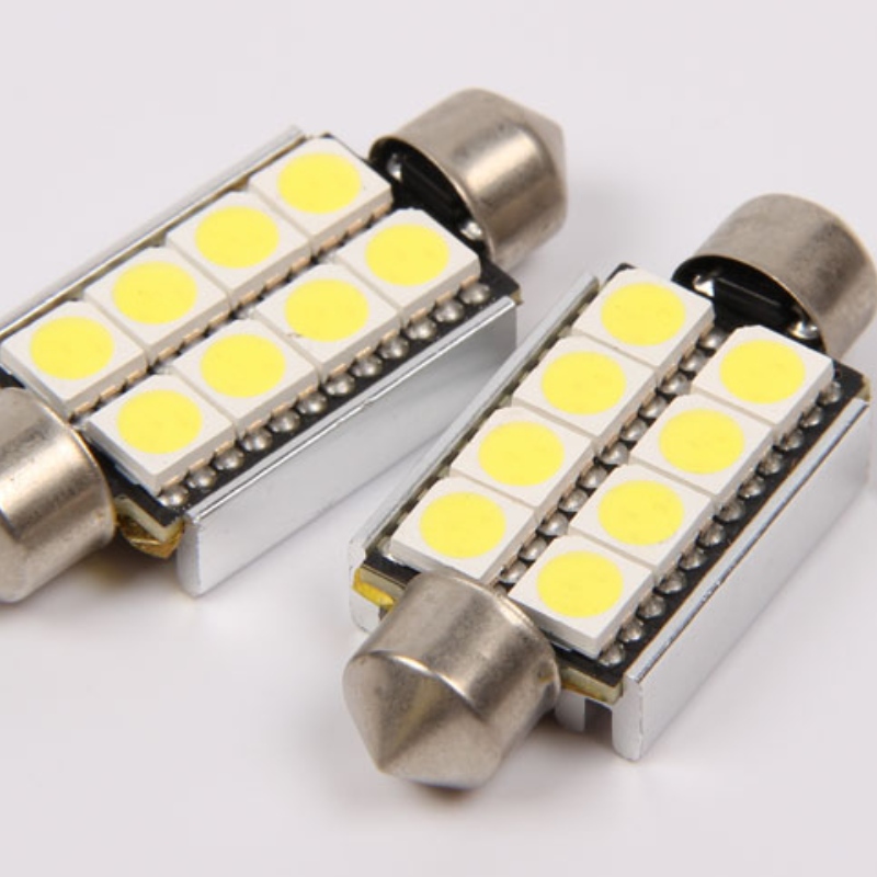 5050 8smd canbus без грешки 42 мм авто кола 12V led фестон светлина доведе вътрешна светлина доведе светлина за четене