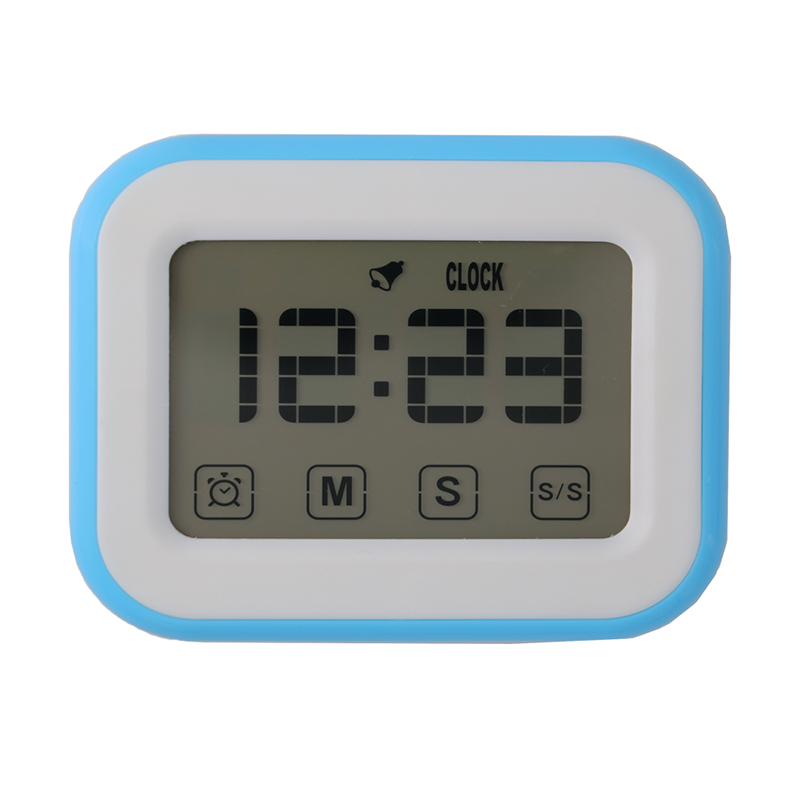 Екран с докосване 24 часова измервателна уредка аларма втори часовник с магнит за окачване на стена