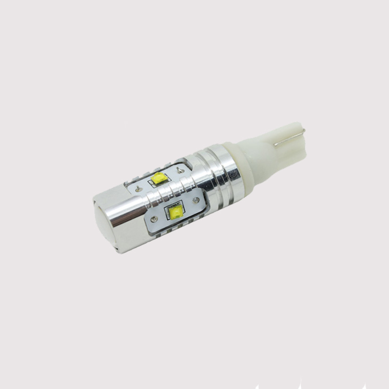 Голяма мощност 25w 5PCS Cree XBD T10 клин W5W 168 194 led светлина