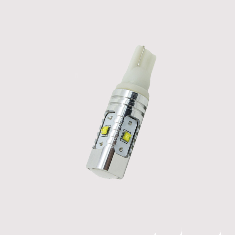 Голяма мощност 25w 5PCS Cree XBD T10 клин W5W 168 194 led светлина