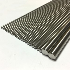 Чиста кръгла волфрамова пръчка с висока плътност