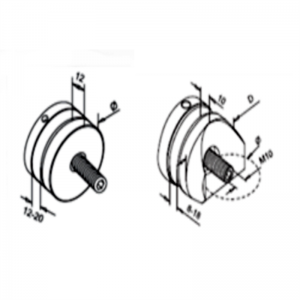 Стъклен адаптер 50MM