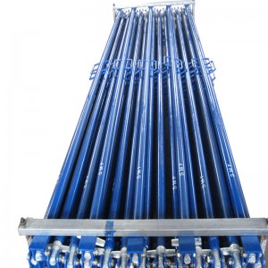 Скелета за стена Push Pull Prop боядисани в синьо