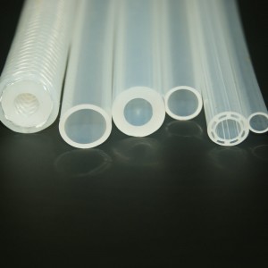 Топлоустойчиви високопрозрачни силиконови гумени тръби за машини