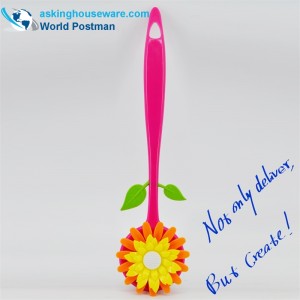 AKLBB001 Четка за четка за баня с цветна форма с мека четка