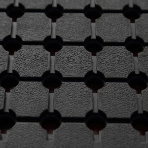 Антибактериални оребрени гумени дренажни настилки от каучукови отвори за баня и тоалетна