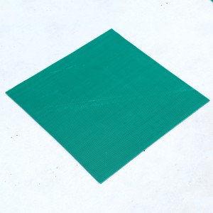 Киселоустойчив противоплъзгащ се ребро гумен лист за гараж