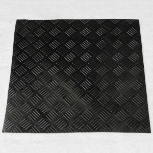 Тежка диамантена гумена проходна гумена стабилна рогозка за доене