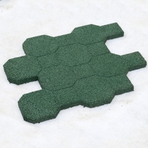 Противоплъзгаща гимнастическа гумена подложка за плочки за спорт