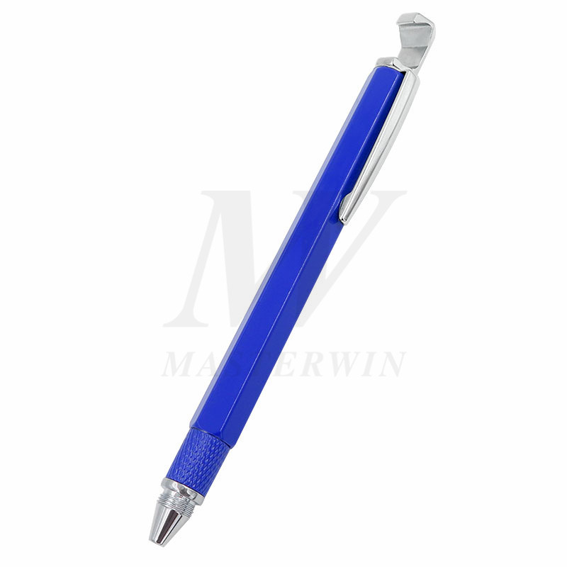 Многофункционална писалка за инструменти 5 в 1 със стилус / държач за мобилен телефон / отварящ се / отвертка