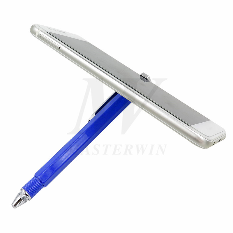 Многофункционална писалка за инструменти 5 в 1 със стилус / държач за мобилен телефон / отварящ се / отвертка