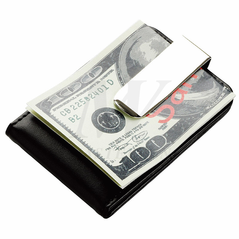 PU / Metal торбичка за кредитни карти с пари Clip_B86399