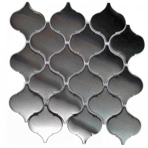 Нов дизайнерски мозаечни плочки за стена с плочки от неръждаема стомана за кухнята