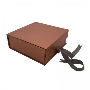 По поръчка луксозна сгъваема кутия за опаковане на подаръци