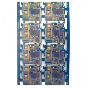 4 слойна високочестотна HDI хибридна PCB Vias, пълна със смола