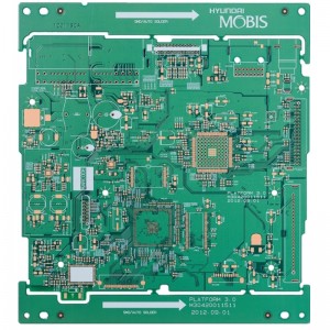 4 слойна високочестотна HDI хибридна PCB Vias, пълна със смола