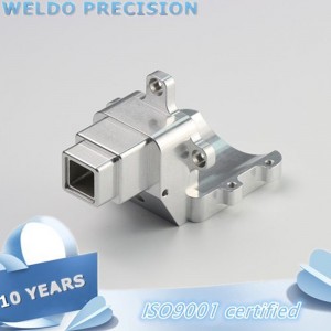 персонализирани прецизно обработени с алуминиеви части с пясъкоструене и анодизирани