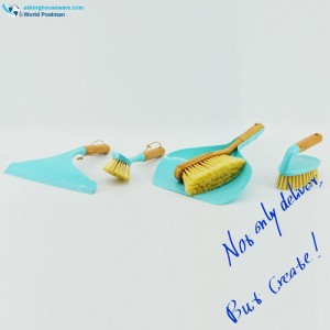 Четки за почистване на ръчни бамбукови дръжки Akbrand Set 4in1 Tiff. цвят