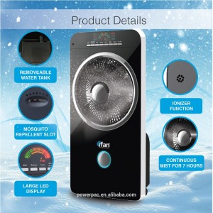 iFan -PowerPac Mist вентилаторен охладител с йонизатор (IF7878) Запаси уреди (налични наличности)
