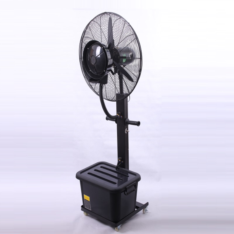 30-инчов регулируем нов стил акумулаторна фабрика вентилатор за мъгла вода щанд индустриален вентилатор за мъгла, вода на открито вентилатор за мъгла